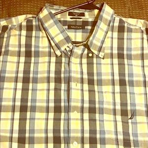 Nautica Short Sleeve Button Down Size 4X